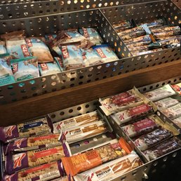 a variety of snacks on display a variety of snacks on display