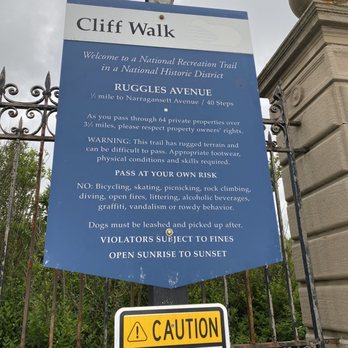 Cliff Walk - Information sign - Parks Near Me - Newport, Rhode Island Cliff Walk - Information sign - Parks Near Me - Newport, Rhode Island