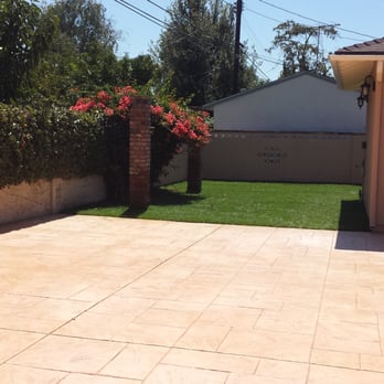 Eden Builders - Backyard with stamped concrete - General Contractors Near Me - Los Angeles, California Eden Builders - Backyard with stamped concrete - General Contractors Near Me - Los Angeles, California
