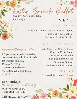 Menu photo 2 BJ Wentker's Burlington, WI
