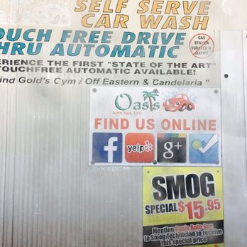 Oasis Auto Spa - Smog special when you mention Oasis! - Car Wash Near Me - Henderson, Nevada