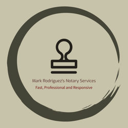 Rod's Mobile Notary Services - Mark Rodriguez's Mobile Notary Services. Notary Public, Commission #2299343. Commission expires on 7/31/2023