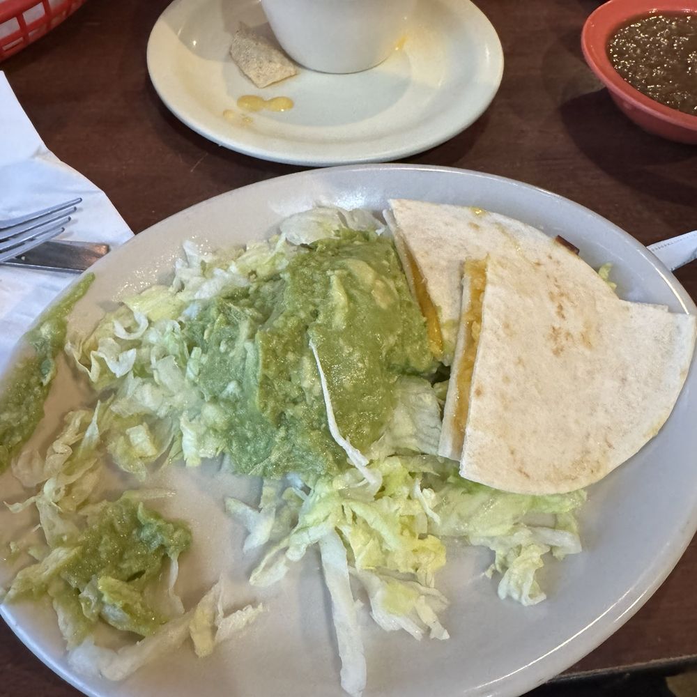 Enchiladas Y Mas - Their quesadilla - Salad Near Me - Austin, Texas Enchiladas Y Mas - Their quesadilla - Salad Near Me - Austin, Texas