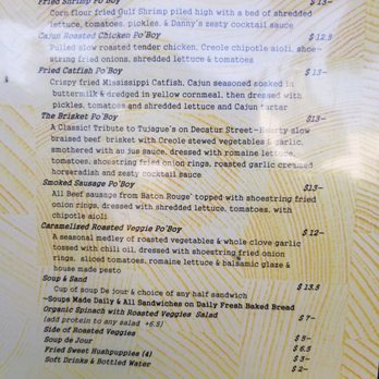 The Workshop - Menu - Cajun/Creole Near Me - Benicia, California