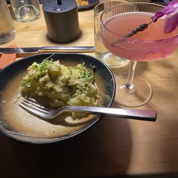 Bronzeville Winery - Lobster Pomme Purée with a Lemon Drop - New American Near Me - Chicago, Illinois Bronzeville Winery - Lobster Pomme Purée with a Lemon Drop - New American Near Me - Chicago, Illinois