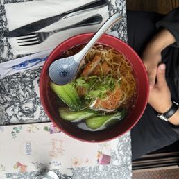 Duck in the Ponds Noodle Soup Bowl