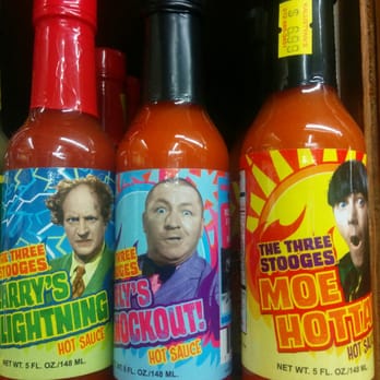 Kalustyan's - The three stooges hot sauces - Herbs & Spices Near Me - New York, New York