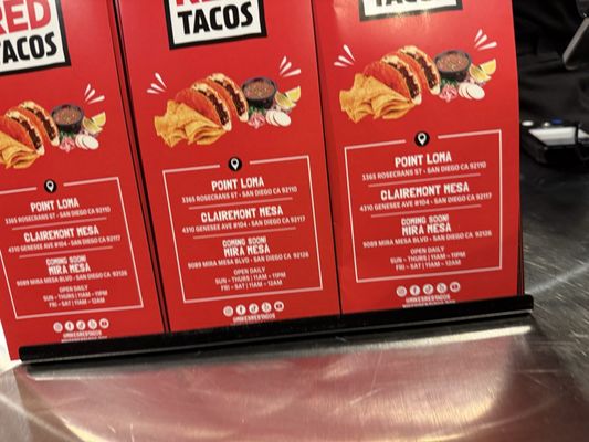 Menu photo 8 Mike's Red Tacos - Clairemont Mesa San Diego, CA