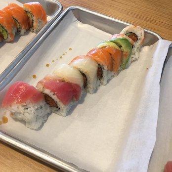 J Sushi Brea - Rainbow Roll! - Japanese Near Me - Brea, California J Sushi Brea - Rainbow Roll! - Japanese Near Me - Brea, California