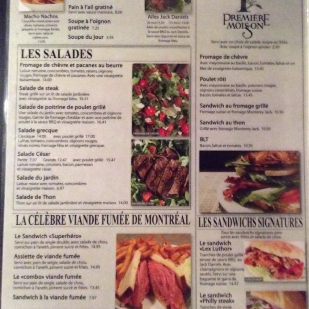 Deli Planet - Deli Planet à la carte menu.
Great variety and delicious food.
Salad, sandwich, pizza, smoked meat, pasta, hamburgers, etc. - Delis Near Me - Montreal, Quebec Deli Planet - Deli Planet à la carte menu.
Great variety and delicious food.
Salad, sandwich, pizza, smoked meat, pasta, hamburgers, etc. - Delis Near Me - Montreal, Quebec