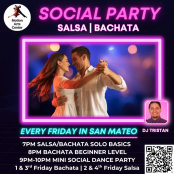 Motion Arts Center - Social Dance Parties - Dance Studios Near Me - San Mateo, California