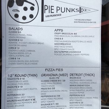 Pie Punks - Food Menu - Pizza Near Me - San Francisco, California Pie Punks - Food Menu - Pizza Near Me - San Francisco, California