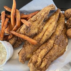 Albany Fish Company - Three piece catfish "snack" meal