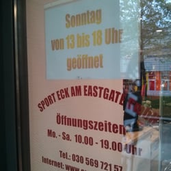 Sport Eck am Eastgate - Öffnungszeiten