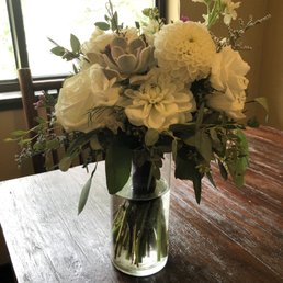 Another view of bridesmaids bouquet