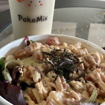 PokeMIX - Build Your Own Large Poke Bowl and Honey Milk Tea with Boba - Hawaiian Near Me - Pasadena, California PokeMIX - Build Your Own Large Poke Bowl and Honey Milk Tea with Boba - Hawaiian Near Me - Pasadena, California