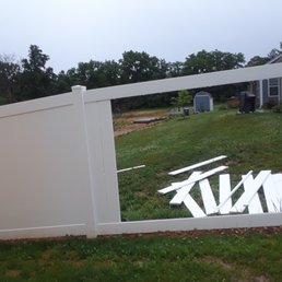 70 days after installation, fence fell apart (1) 70 days after installation, fence fell apart (1)