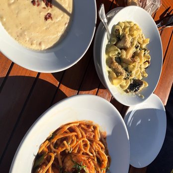 The Beachcomber - The Real Deal Clam Chowder Wild Mushroom & Truffl e Mac lobster pasta - Seafood Near Me - Newport Beach, California The Beachcomber - The Real Deal Clam Chowder Wild Mushroom & Truffl e Mac lobster pasta - Seafood Near Me - Newport Beach, California