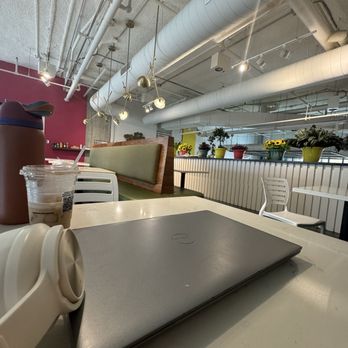 Common Bond Bistro & Bakery - Seating upstairs - Cafes Near Me - Houston, Texas