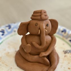 Yesha's Childcare and Preschool - Handcrafted with love and devotion--our Ganesha idol made by teachers and kids!