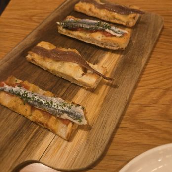 La Barra at Mercado Little Spain - Anchoas "Two ways"...delicious! - Spanish Near Me - New York, New York La Barra at Mercado Little Spain - Anchoas "Two ways"...delicious! - Spanish Near Me - New York, New York