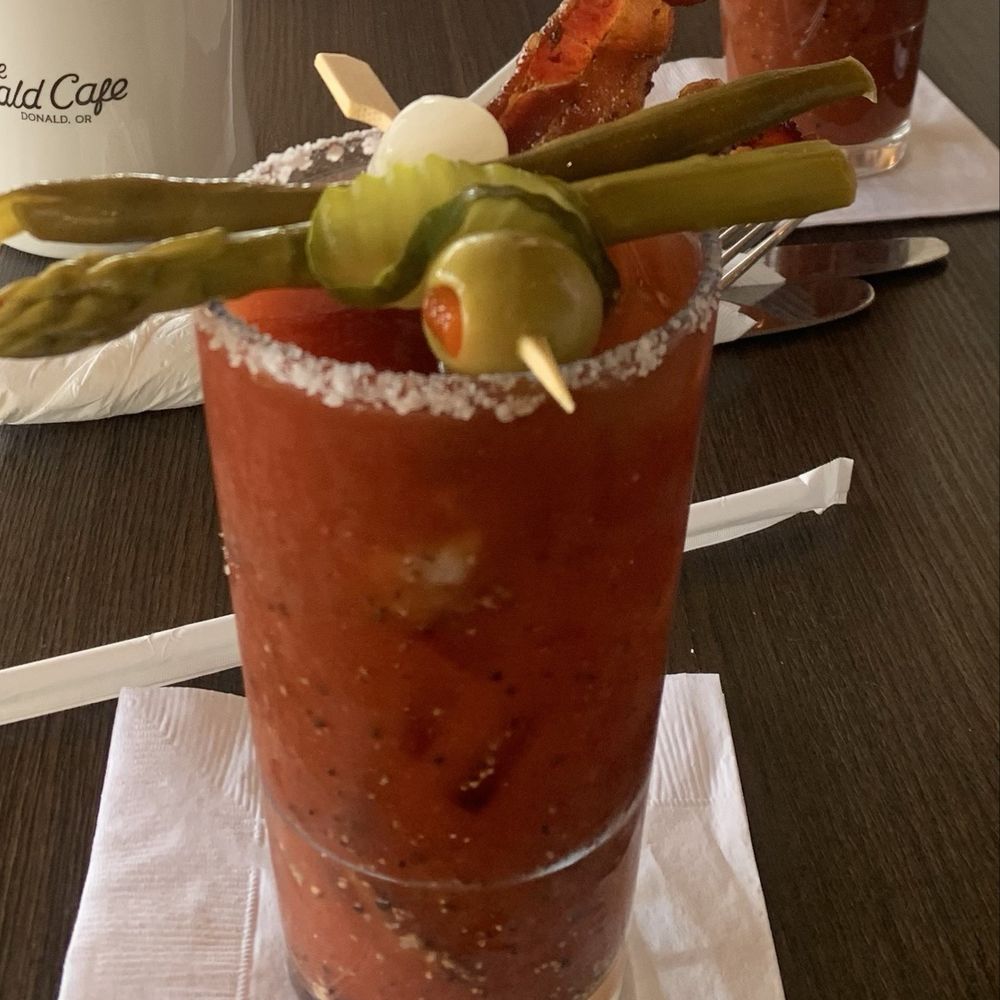 The Donald Cafe - blood mary - Breakfast & Brunch Near Me - Donald, Oregon The Donald Cafe - blood mary - Breakfast & Brunch Near Me - Donald, Oregon