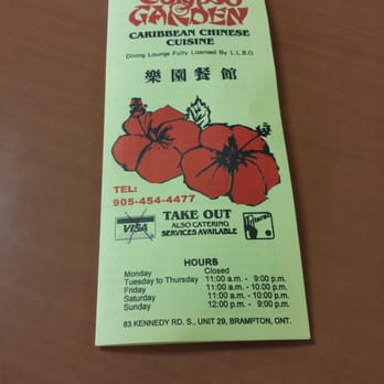 Calypso Gardens - Menu - Caribbean Near Me - Brampton, Ontario