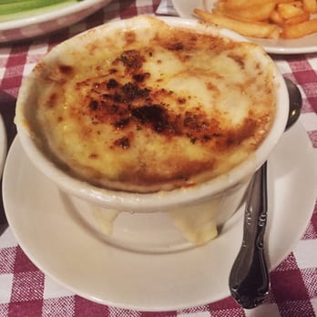 J Timothy's Taverne - French Onion Soup - delicious! The cheese was so perfect! - American Near Me - Plainville, Connecticut J Timothy's Taverne - French Onion Soup - delicious! The cheese was so perfect! - American Near Me - Plainville, Connecticut