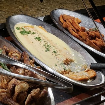 Biergarten Restaurant - Fish with an amazing sauce - German Near Me - Lake Buena Vista, Florida