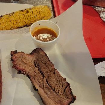 Cooper's Old Time Pit Bar-B-Que - Grilled corn, sausage and brisket - Barbeque Near Me - Austin, Texas Cooper's Old Time Pit Bar-B-Que - Grilled corn, sausage and brisket - Barbeque Near Me - Austin, Texas