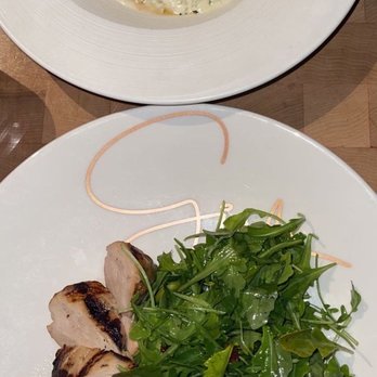 GIADA - Salad with chicken added and crab scallop risotto - Italian Near Me - Las Vegas, Nevada