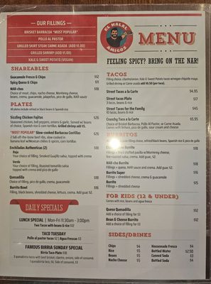 Menu photo 2 El Halal Amigos San Jose, CA