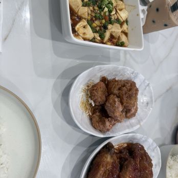 Ah Ma’s kitchen - Dragon Wings(6), Salted Egg Yolk Shrimps(8), Mapo Tofu - Asian Fusion Near Me - San Francisco, California Ah Ma’s kitchen - Dragon Wings(6), Salted Egg Yolk Shrimps(8), Mapo Tofu - Asian Fusion Near Me - San Francisco, California