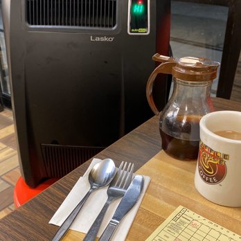 Waffle House - Space heater next to my booth. - Diners Near Me - Longmont, Colorado