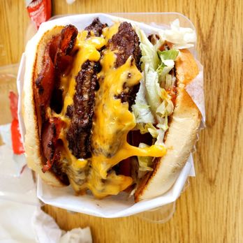 Dairy Belle Freeze - 1/2 lb bacon cheese burger - +$10 - Fast Food Near Me - Hayward, California Dairy Belle Freeze - 1/2 lb bacon cheese burger - +$10 - Fast Food Near Me - Hayward, California