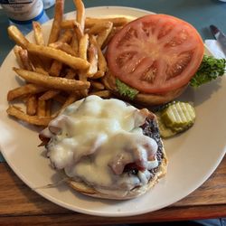 Gatsby's - I think it was called the Gatsby Burger. I just ordered what my aunt had.