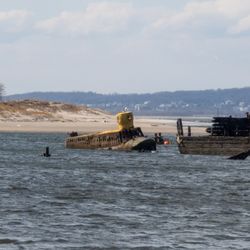 Calvert Vaux Park - Quester I submarine wreck