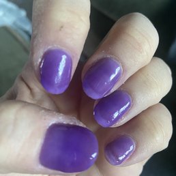 Terrible dip manicure