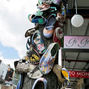 Camden Villa Cafe - It's easy to find Camden Villa if you look for the "shoe pole"! - Cafes Near Me - Newtown, NSW