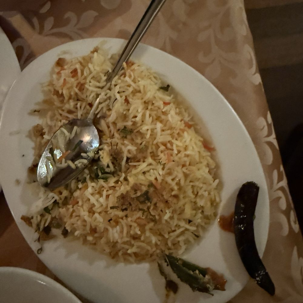 Sangam - Rice, charged extra for this item,. The serving size was large in comparison to the entrée sizes which were proportionately small. - Indian Near Me - Prague, Puerto Rico Sangam - Rice, charged extra for this item,. The serving size was large in comparison to the entrée sizes which were proportionately small. - Indian Near Me - Prague, Puerto Rico