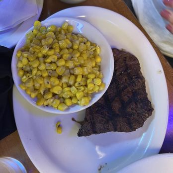 Texas Roadhouse - Sirloin Steak w/ corn - Steakhouses Near Me - Hesperia, California