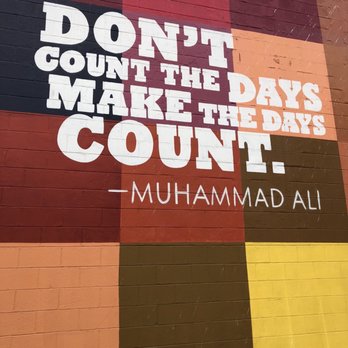Don't Count The Days Ali Mural - Public Art Near Me - Louisville, Kentucky Don't Count The Days Ali Mural - Public Art Near Me - Louisville, Kentucky
