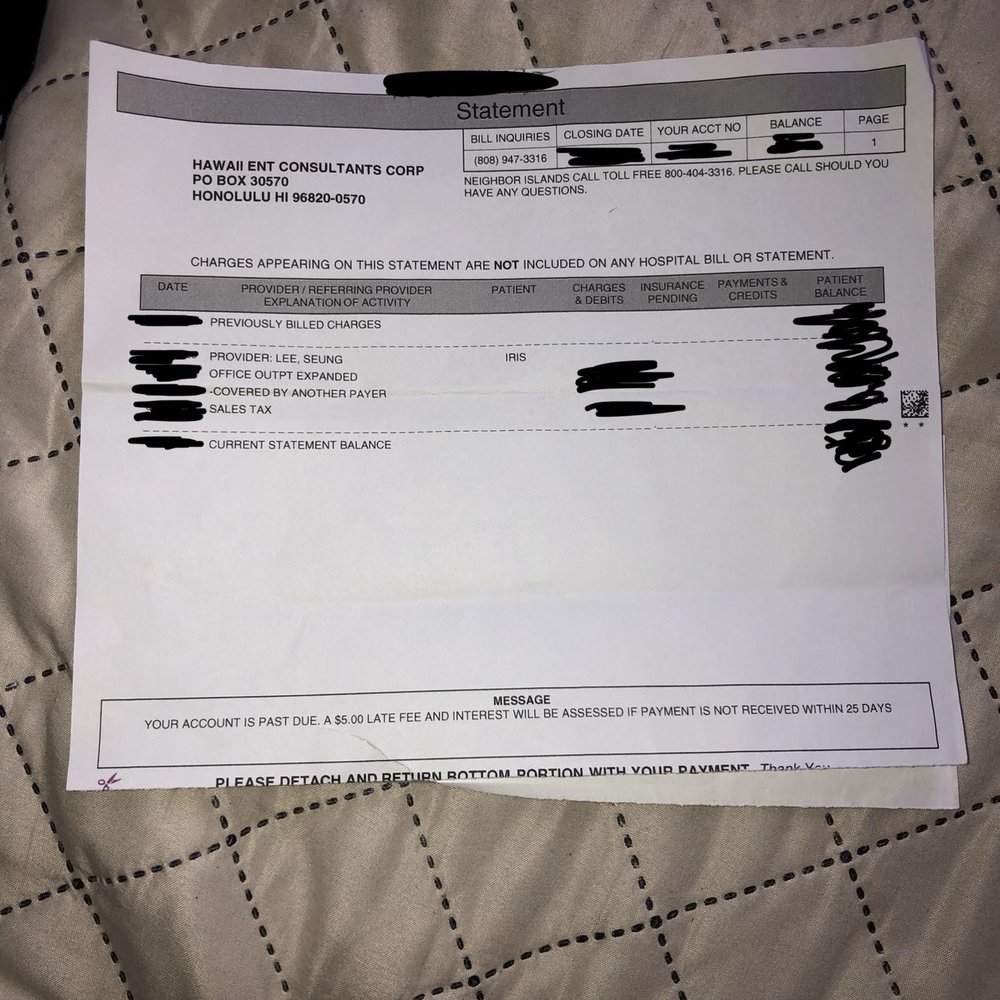 "Billing Statement" ...what a joke "Billing Statement" ...what a joke