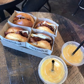 Eggslut - More bacon egg sandwich - Breakfast & Brunch Near Me - Los Angeles, California