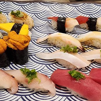 Hello Sushi Brea - Uni was out of this world and I like how they give a smaller amount of tamago egg sushi. - Japanese Near Me - Placentia, California
