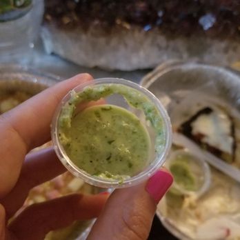 Arepalicious - This sauce is legit. - Colombian Near Me - Ozone Park, New York
