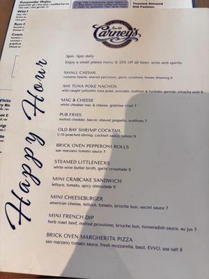 Menu photo 2 Carneys Cape May, NJ