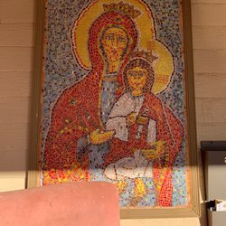 Saint Antony Coptic Orthodox Monastery - Frescoes on the side of the monastery