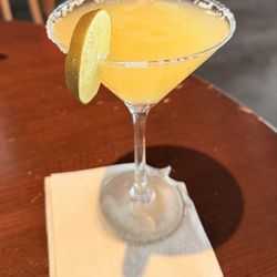 Rock 'n Rita is my favorite Martini here. Half Rimmed! (50% off on Martini Mondays)
