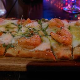 Garlic Shrimp Flatbread